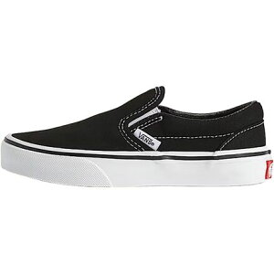 (���) �o���Y ���g���L�b�Y �N���V�b�N �X���b�|�� �X�P�[�g �V���[�Y - ���g�� �L�b�Y Vans little kids Classic Slip-On Skate Shoe - Little Kids' Black/True White