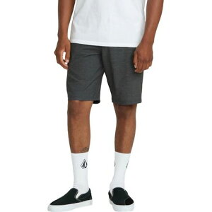(���) �{���R�� �����Y �~�b�N�X �t���b�L�� �N���X �V�����b�h 20 �V���[�g - �����Y Volcom men Mix Frickin Cross Shred 20 Short - Men's Antique Black