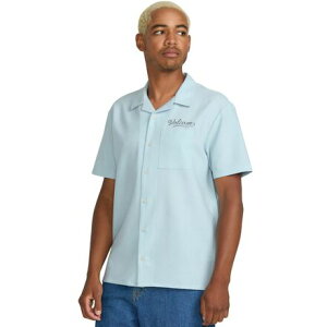(���) �{���R�� �����Y �I�[�e�B�X �X�g�[�� �V���[�g�X���[�u �V���c - �����Y Volcom men Otis Stone Short-Sleeve Shirt - Men's Carolina Blue