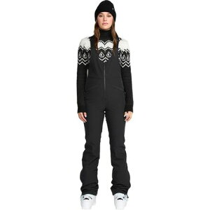 (���) �{���R�� ���f�B�[�X �o�g�� �X�g���b�` �r�u �p���c - �E�B�����Y Volcom women Battle Stretch Bib Pant - Women's Black
