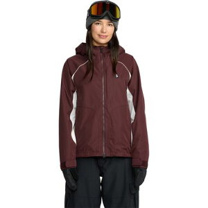 (���) �{���R�� ���f�B�[�X �X�g�[�� �X���[�N�V���[ 20K �W���P�b�g - �E�B�����Y Volcom women Stone Smokeshow 20K Jacket - Women's Oxblood