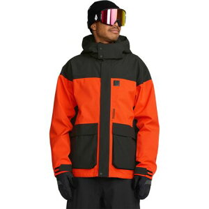 (���) �{���R�� �����Y �N���[�u�����h �W���P�b�g - �����Y Volcom men Kleveland Jacket - Men's Orange Shock