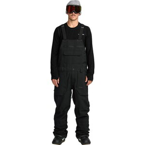 (���) �{���R�� �����Y ���A�� �r�u �I�[�o�[�I�[�� - �����Y Volcom men Roan Bib Overall - Men's Black