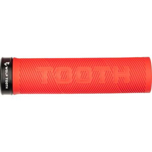 (���) �E���t�g�D�[�X�R���|�[�l���c �E���t �g�D�[�X ���b�N-�I�� �G�R�[ �O���b�v Wolf Tooth Components Wolf Tooth Lock-On Echo Grip Red Grip/Black Collar