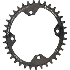 (���) �E���t�g�D�[�X�R���|�[�l���c 104 BCD �I�[�o�� �`�F�[�������O Wolf Tooth Components 104 BCD Oval Chainring Black