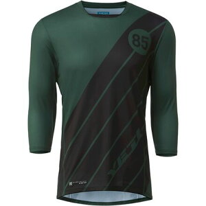 (���) �C�G�e�B�T�C�N���Y �����Y �G���f���[�� 3/4-�X���[�u �W���[�W - �����Y Yeti Cycles men Enduro 3/4-Sleeve Jersey - Men's Evergreen Stripe