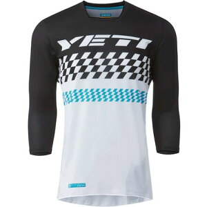(���) �C�G�e�B�T�C�N���Y �����Y �G���f���[�� 3/4-�X���[�u �W���[�W - �����Y Yeti Cycles men Enduro 3/4-Sleeve Jersey - Men's Turq Checker