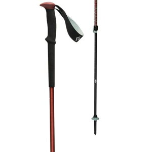 (���) �u���b�N�_�C�������h �g���C�� �g���b�L���O �|�[���Y Black Diamond Trail Trekking Poles Iron Red