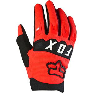 (���) �t�H�b�N�X���[�V���O �L�b�Y �_�[�g�|�[ ���[�X �O���[�u - �L�b�Y Fox Racing kids Dirtpaw Youth Glove - Kids' Fluorescent Red