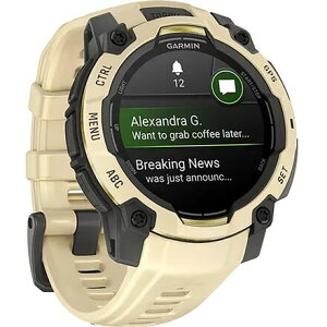 (���) �K�[�~�� �C���X�e�B���N�g 3 �X�|�[�c �E�H�b�` Garmin Instinct 3 AMOLED Sport Watch Citrine