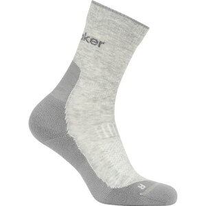 (���) �A�C�X�u���C�J�[ �����Y �����m �n�C�N+ ���C�g �N���[ �\�b�N - �����Y Icebreaker men Merino Hike+ Light Crew Sock - Men's Blizzard Heather/Alloy
