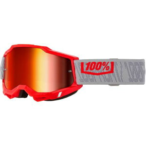 (���) 100% �A�L���� 2 �S�[�O���Y 100% ACCURI 2 Goggles Gatorback/Red Mirror Lens
