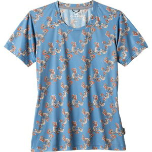 (���) �N���u���C�h�A�p���� ���f�B�[�X �X�p�C�A �e�b�N T-�V���c - �E�B�����Y Club Ride Apparel women Spire Tech T-Shirt - Women's Mellow Buff Floral
