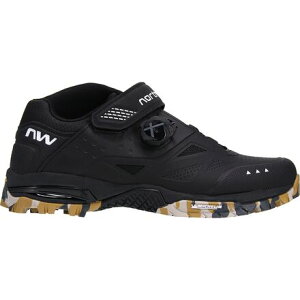 (���) �m�[�X�E�F�[�u �����Y �G���f���[�� �~�b�h 2 �T�C�N�����O �V���[�Y - �����Y Northwave men Enduro Mid 2 Cycling Shoe - Men's Black/Camo Sole