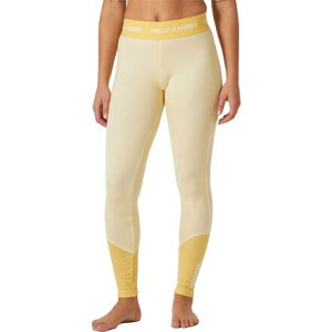 (���) �w���[�n���Z�� ���f�B�[�X ���t�@ �����m �~�b�h�E�G�C�g �p���c - �E�B�����Y Helly Hansen women Lifa Merino Midweight Pant - Women's Yellow Cream