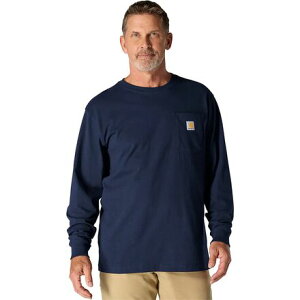 (���) �J�[�n�[�g �����Y ���[�N�E�F�A �|�P�b�g �����O-�X���[�u T-�V���c - �����Y Carhartt men Workwear Pocket Long-Sleeve T-Shirt - Men's Navy
