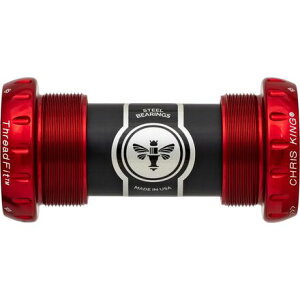 (���) �N���X�L���O �X���b�h�t�B�b�g 24mm �{�g�� �u���P�b�g Chris King ThreadFit 24mm Bottom Bracket Red