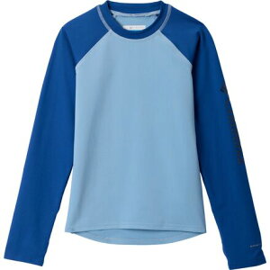 (���) �R�����r�A �L�b�Y �T���f�B�[ �V���A�[�Y �����O-�X���[�u �T���K�[�h - �L�b�Y Columbia kids Sandy Shores Long-Sleeve Sunguard - Kids' Ripple Blue/Mountain Blue