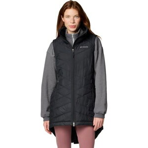 (���) �R�����r�A ���f�B�[�X �w�u�����[ �� �����O �x�X�g - �E�B�����Y Columbia women Heavenly II Long Vest - Women's Black