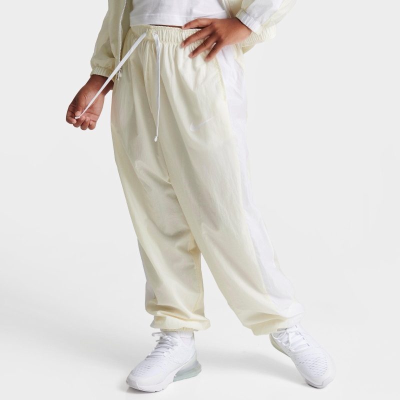 (取寄) ナイキ ガールズ スポーツウェア ウーブン ジョガー パンツ Girls' Nike Sportswear Woven Jogger Pants coconut milk white white FB1269_113