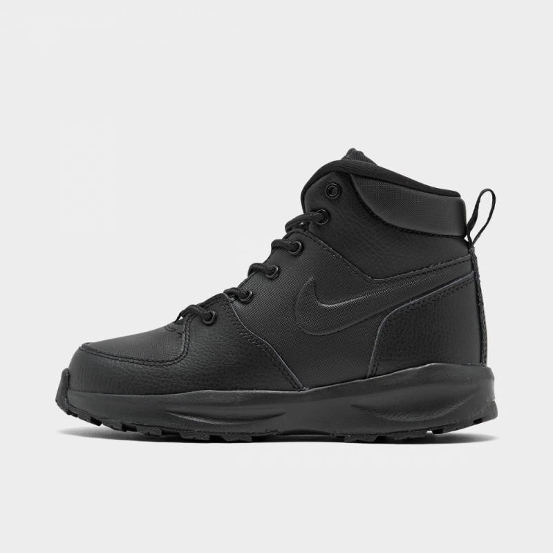 (取寄) ナイキ ボーイズ リトルキッズ マノア レザー ブーツ Boys' Little Kids' Nike Manoa Leather Boots black black black BQ5373_001