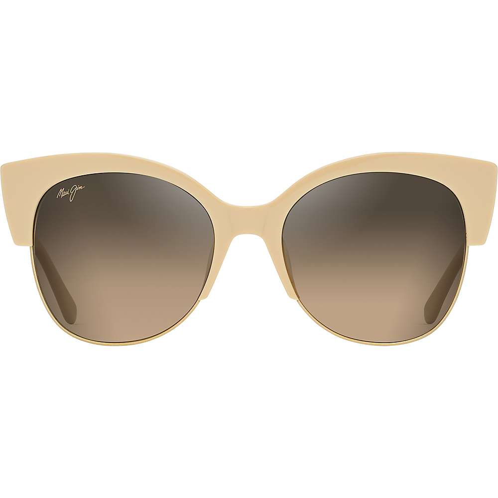 (取寄) マウイ ジム マリポサ ポーラライズド サングラス Maui Jim Maui Jim Mariposa Polarized Sunglasses Ivory With Gold   HCL Bronze