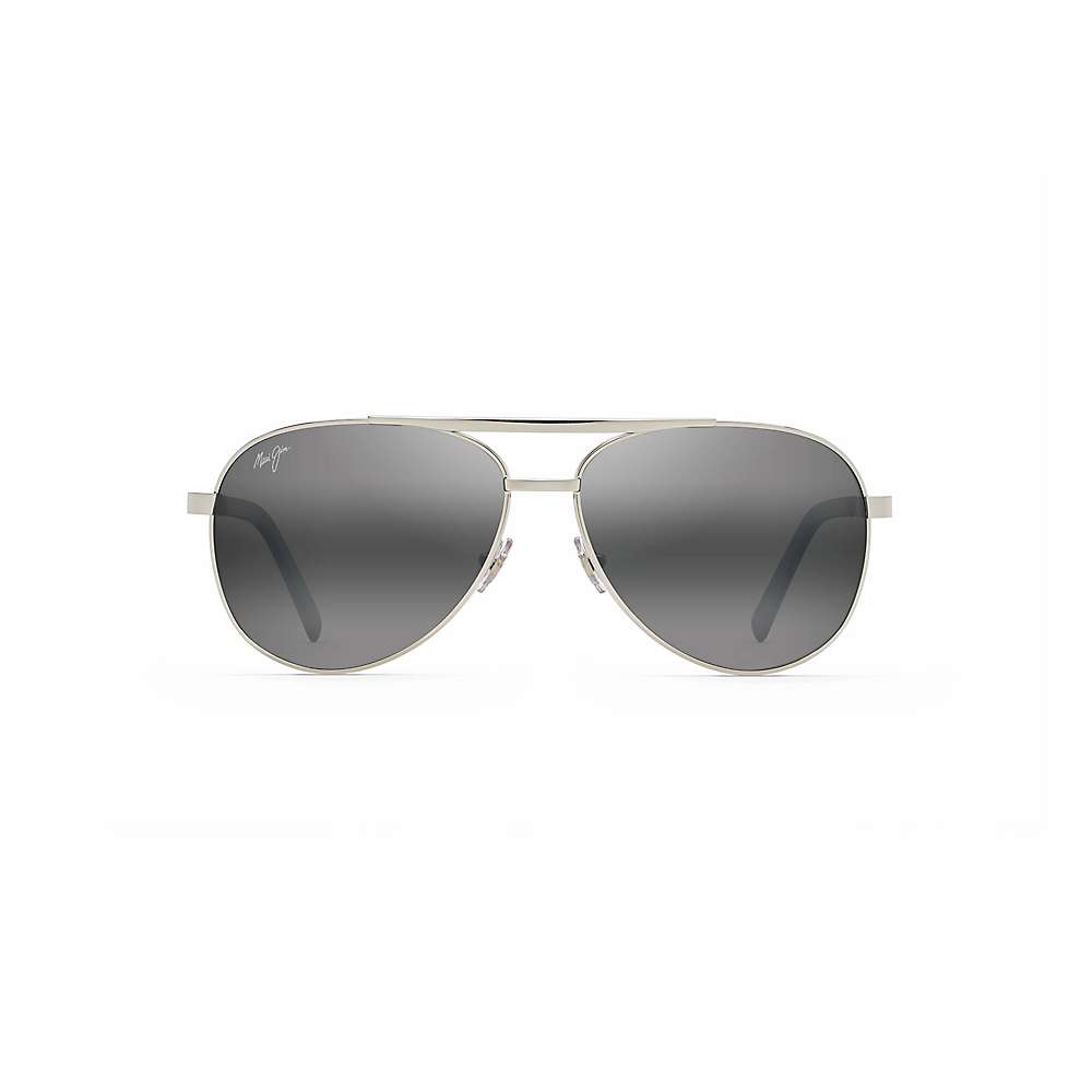 (取寄) マウイ ジム シークリフ ポーラライズド サングラス Maui Jim Maui Jim Seacliff Polarized Sunglasses Silver   Neutral Grey