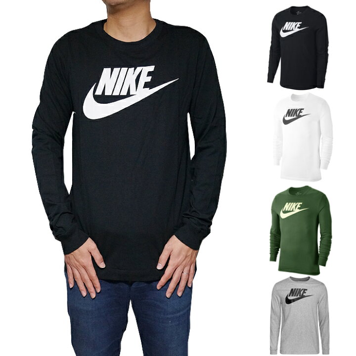 楽天市場 Nike ナイキ ロンt 長袖tシャツ メンズ スウォッシュロゴ ロングスリーブ Tシャツ Nike Men S Icon Futura Long Sleeve T Shirt 送料無料 スウィートラグ