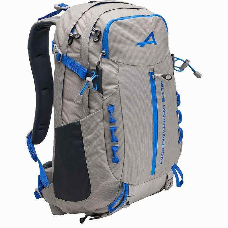 24L ソリュチュード (取寄)アルプスマウンテニアリング バックパック 送料無料 Gray/Blue Backpack 24L Solitude Men's Mountaineering ALPS バッグ リュック バックパック・リュック