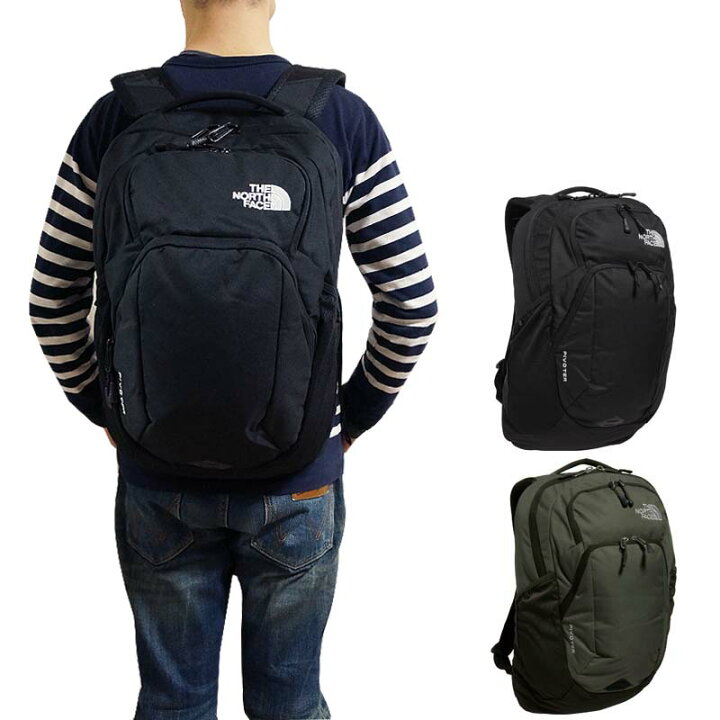 楽天市場】ノースフェイス リュック ピボター バックパック 27L 黒 