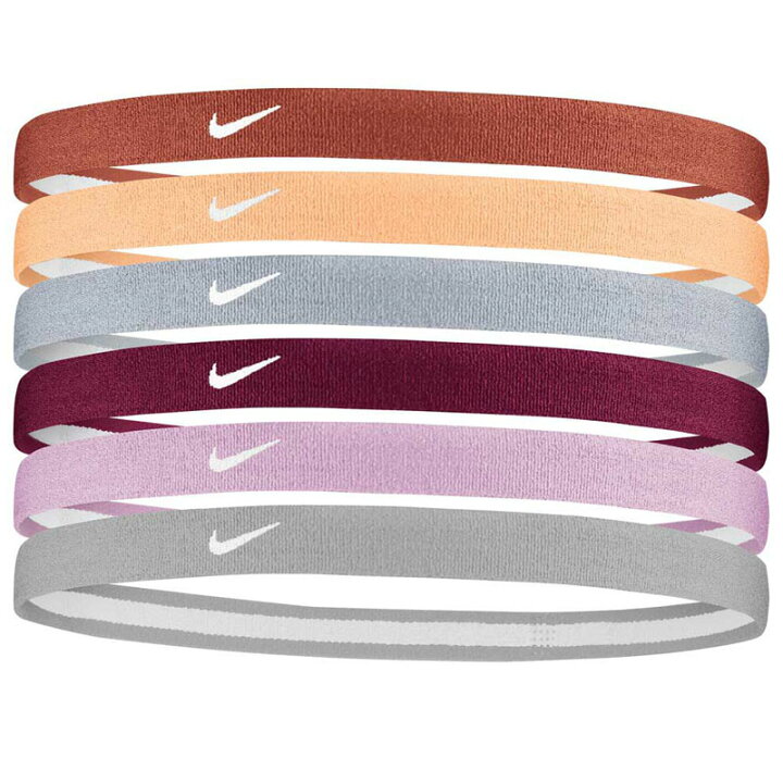 楽天市場 Nike ナイキ 細い ヘアバンド レディース スウッシュ ヘッドバンド スポーツ 6本セット 6色パック マルチカラー Nike Swoosh Sport Headbands 2 0 6 Pack スウィートラグ