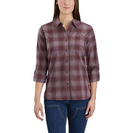 カーハート レディース フェアビュー プレイド シャツ Carhartt Women's Fairview Plaid Shirt Dark Cedar 送料無料