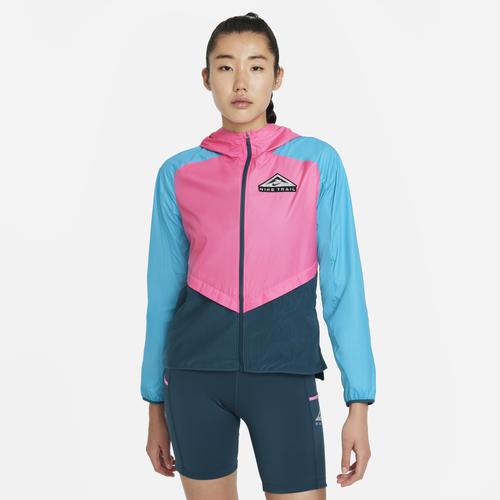 今季も再入荷 世界有名な NIKE ナイキ ウェア ファッション ブランド 取寄 レディース スペシャル フィールド トレイル ジャケット Nike Women's SF Trail Jacket Pink Blue dhatura.in dhatura.in