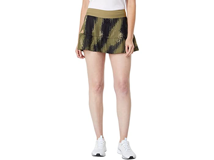 Women's adidas スカート マッチ プリンテッド テニス プライムブルー レディース (取寄)アディダス Primeblue Green Orbit Skirt Match Printed Tennis スカート・スコート