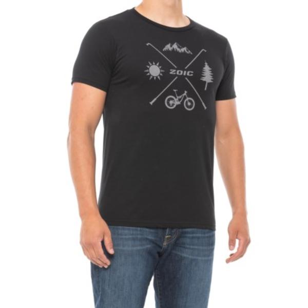 メンズ シャツ トップス ウェア 超美品再入荷品質至上 自転車 サイクリング 男性 ブランド 格安 価格でご提供いたします 大きいサイズ ビックサイズ For men Tシャツ T-Shirt ZOIC Black Men 取寄 エレメンツ Elements