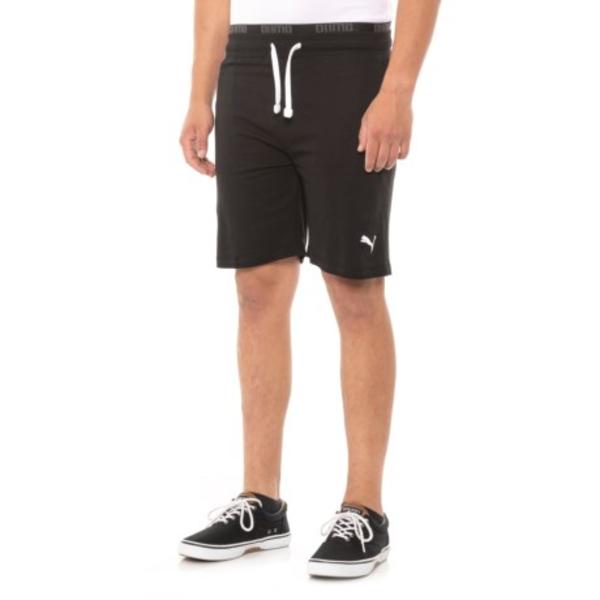 メンズ ルームウェア インナー ナイトウェア パンツ ボトムス ブランド 男性 大きいサイズ ビックサイズ (取寄) メンズ プーマ ラウンジ ショーツ Puma men Puma Dual-Band Lounge Shorts (For Men) Black
