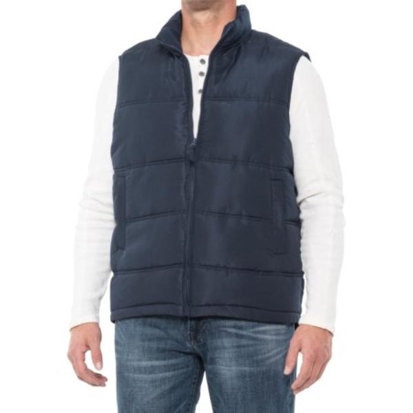 メンズ ベスト ウェア トップス 登山 アウトドア ブランド カジュアル 男性 大きいサイズ ビックサイズ  (取寄)スミス ワークウェア メンズ ワークウェア クラシック パファー ベスト Smith's Workwear men Smith's Workwear Classic Puffer Vest (For Men) Navy