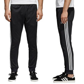 アディダス トラックパンツ オリジナルス ジャージ メンズ スーパースター 黒 ブラック adidas originals Men's Superstar Track Pants Black 送料無料