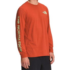 ノースフェイス 長袖Tシャツ 袖ロゴ メンズ S-XXL ヒット ロングスリーブ Tシャツ ロンT 大きいサイズ ブランド アウトドア 海外限定 袖プリント 綿 コットン おしゃれ 春 秋冬 大人 ギフト 黒 白 グレー The North Face Men's Sleeve Hit Long-Sleeve T-Shirt 送料無料