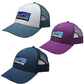 パタゴニア キャップ 帽子 P-6 ロゴ ロープロ トラッカー ハット 38283 PATAGONIA P-6 Logo LoPro Trucker Hat アウトドア ブランド メッシュ キャップ 帽子 メンズ レディース 送料無料
