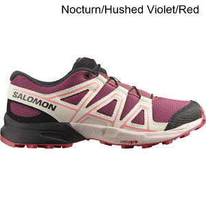 (���) �T������ �X�s�[�h�N���X�n�C�L���O�V���[�Y - �L�b�Y salomon Speedcross Hiking Shoes - Kids'
