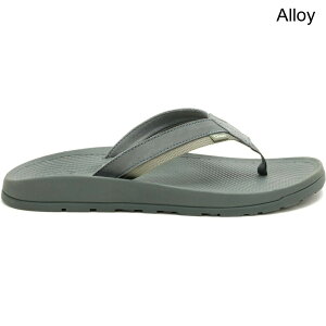 (���) �`���R ���[�_�E�����U�[�T���_�� - �����Y chaco Lowdown Leather Flip-Flops - Men's
