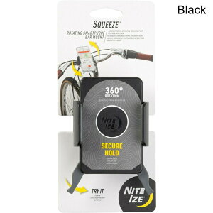 (���) �i�C�g�A�C�Y �X�N�C�[�Y��]�X�}�[�g�t�H���o�[ �}�E���g nite ize Squeeze Rotating Smartphone Bar Mount