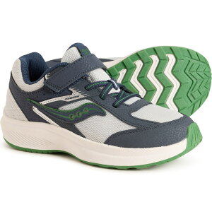 (���) �T�b�J�j�[ ���g�� �{�[�C�Y �A���h �K�[���Y �R�[�q�[�W���� KDZ A/C �X�j�[�J�[ Saucony Little Boys and Girls Cohesion KDZ A/C Sneakers Navy/Grey/Green