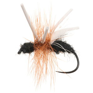 (���) �A���v�J �p���[ ANT �e���X�g���A�� �t���C - �_�Y�� UMPQUA Turcks Power Ant Terrestrial Fly - Dozen Black