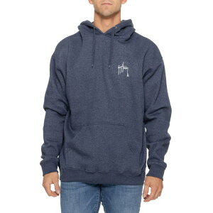 (���) �K�C�n�[���F�C ���O �}�X�^�[ �~�b�h�E�G�C�g �t���[�X �u�[�f�B Guy Harvey Rig Master Midweight Fleece Hoodie Heather Navy