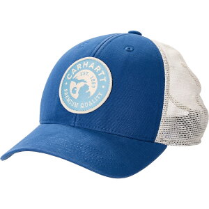(���) �J�[�n�[�g �L�����o�X �~�V�K�� �p�b�` �g���b�J�[ �n�b�g Carhartt 106737 Canvas Michigan Patch Trucker Hat Deep Ocean