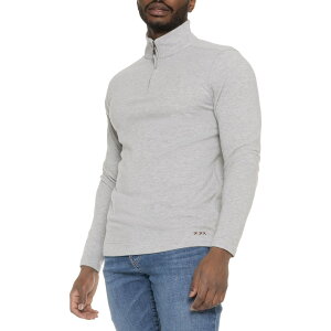 (���) �f�C�u���C�N �V���c - �W�b�v �l�b�N, �����O �X���[�u True Grit Daybreak Shirt - Zip Neck, Long Sleeve Grey