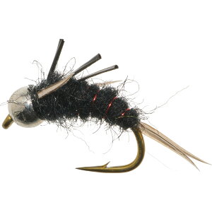 (���) �A���v�J �E�F�C�h �m�[�X �t�H�[�N�e�[�� �X�y�V���� �j���t �t���C - �_�Y�� UMPQUA Wade North Fork Special Nymph Fly - Dozen Black