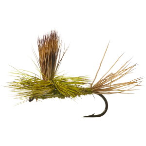 (���) �����^�i�t���C�J���p�j�[ �p���V���[�g �h���C �t���C - �_�Y�� Montana Fly Company Parachute Dry Fly - Dozen Green Drake